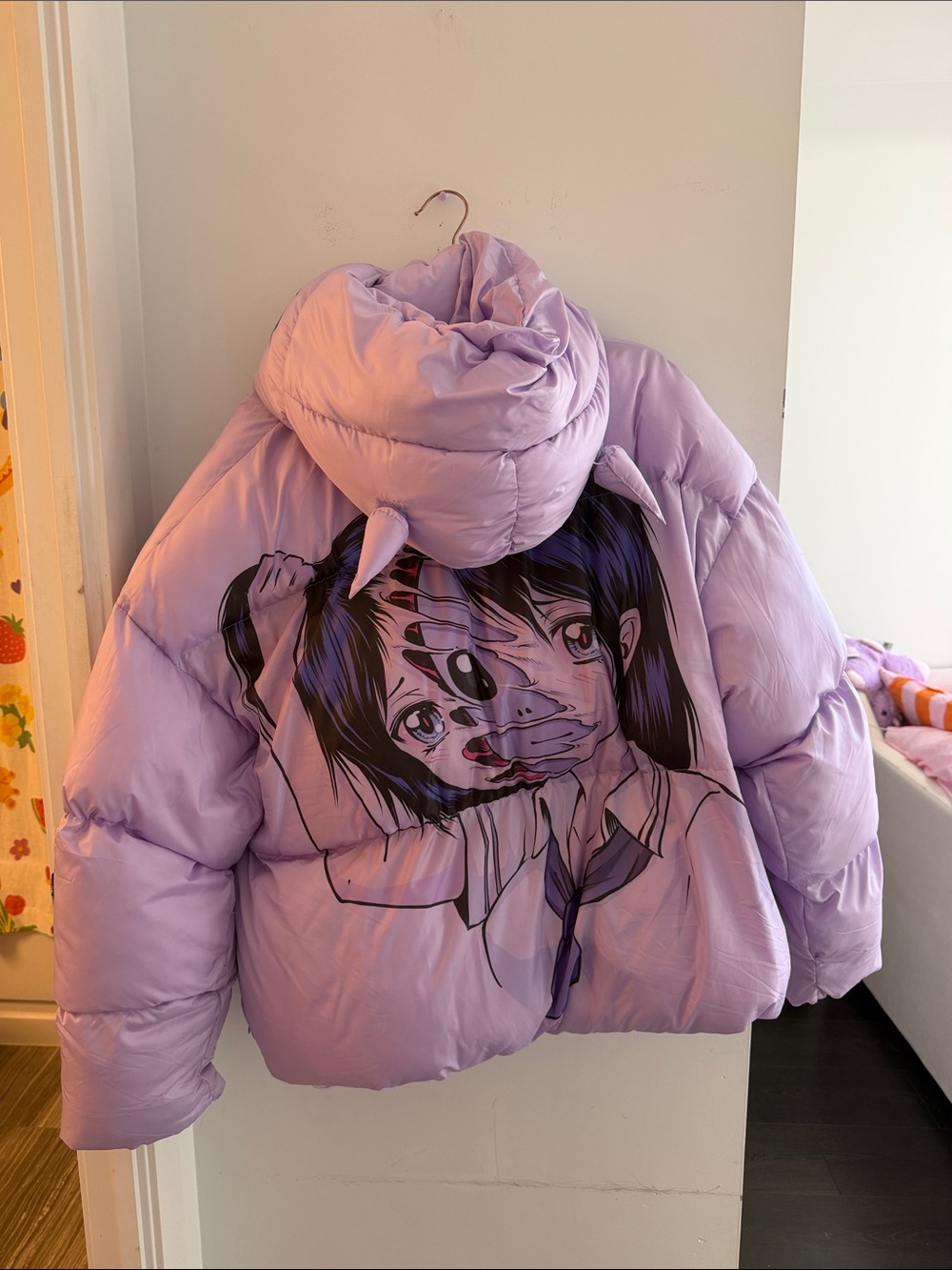 Purple Puffer Jacket - Picture 2 of 5